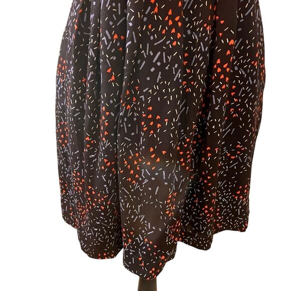 BCB Generation Strapless Black Pleated Cosmopolitan Mini Fit Flare‎ Women Size 8 - Picture 8 of 9